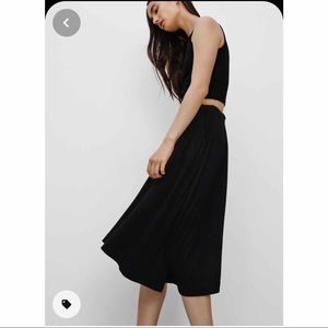 Aritzia | Wilfred Free | Juhler Midi Skirt | Black
